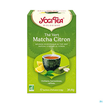 Yogi the vert matcha citron bio    sach 17
