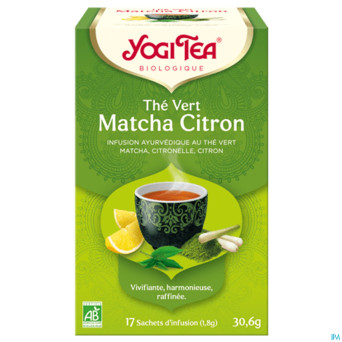 Yogi the vert matcha citron bio    sach 17