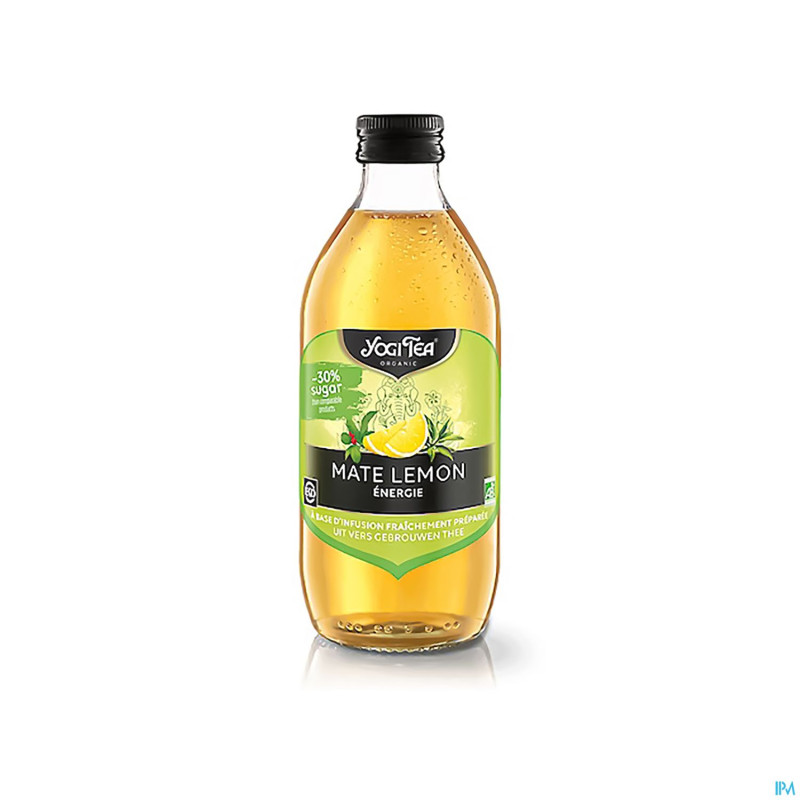 Yogi the mate lemon cold tea bio    33cl