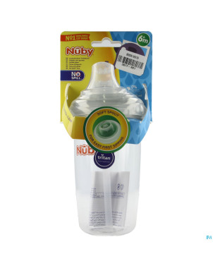 Nuby gobelet en tritan bec souple 300ml  6m+