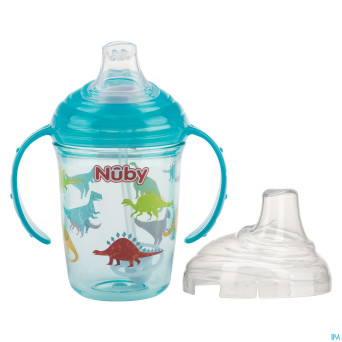 Nuby gobelet anti-goutte en tritan 240ml  6m+