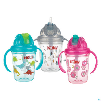 Nuby gobelet flip-it en tritan 240ml 12m+