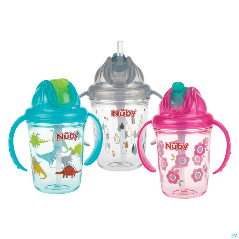 Nuby gobelet flip-it en tritan 240ml 12m+
