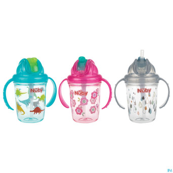 Nuby gobelet flip-it en tritan 240ml 12m+