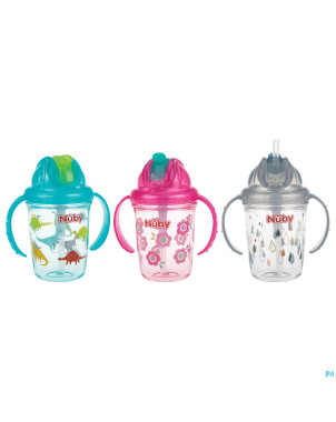 Nuby gobelet flip-it en tritan 240ml 12m+