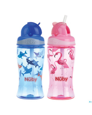 Nuby gobelet flip-it en tritan 360ml  3ans+