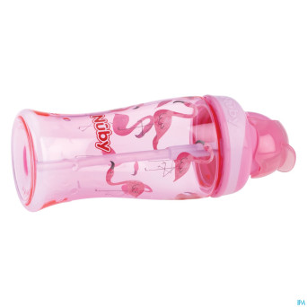 Nuby gobelet flip-it en tritan 360ml rose  3ans+