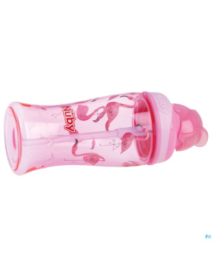 Nuby gobelet flip-it en tritan 360ml rose  3ans+