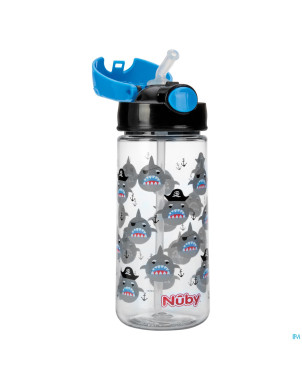 Nuby gobelet thermos en tritan 530ml bleu  3ans+
