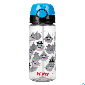 Nuby gobelet thermos en tritan 530ml bleu  3ans+