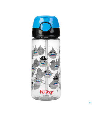 Nuby gobelet thermos en tritan 530ml bleu  3ans+