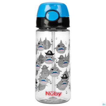 Nuby gobelet thermos en tritan 530ml bleu  3ans+