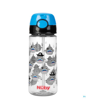 Nuby gobelet thermos en tritan 530ml bleu  3ans+