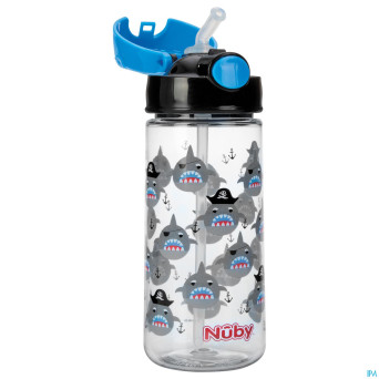 Nuby gobelet thermos en tritan 530ml bleu  3ans+