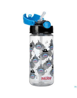 Nuby gobelet thermos en tritan 530ml bleu  3ans+