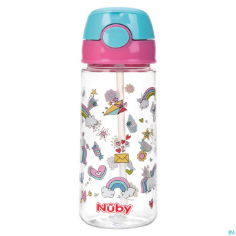 Nuby gobelet thermos en tritan 530ml rose  3ans+