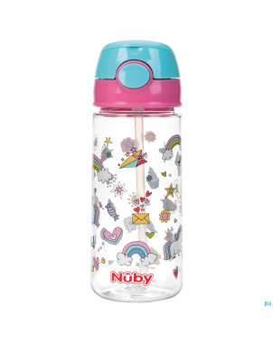 Nuby gobelet thermos en tritan 530ml rose  3ans+