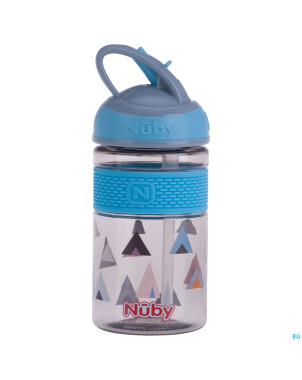 Nuby gobelet 2en1 paille dure en tritan 360ml 36m+