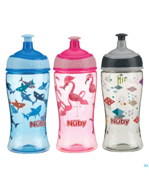 Nuby gobelet sportif pop-up tritan 360 ml  3ans+