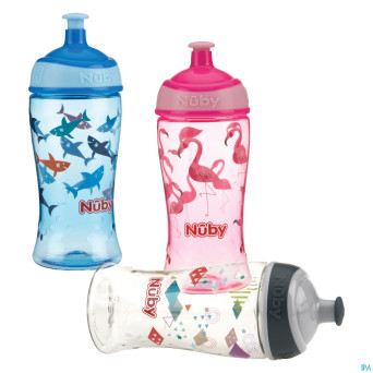 Nuby gobelet sportif pop-up tritan 360 ml  3ans+
