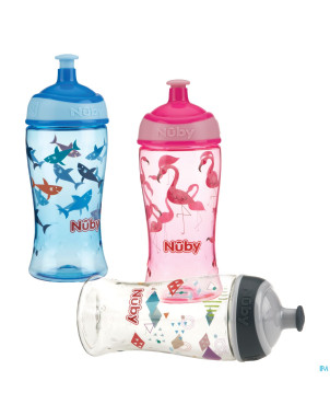 Nuby gobelet sportif pop-up tritan 360 ml  3ans+