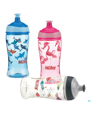 Nuby gobelet sportif pop-up tritan 360 ml  3ans+
