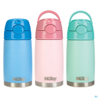 Nuby gobelet prescolaire inox 300ml  3ans+