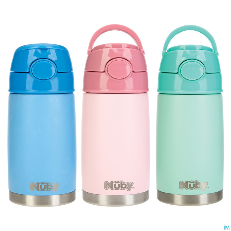 Nuby gobelet prescolaire inox 300ml  3ans+