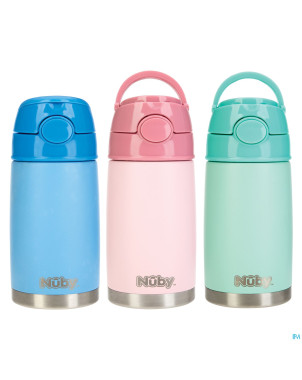 Nuby gobelet prescolaire inox 300ml  3ans+