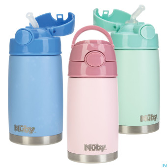 Nuby gobelet prescolaire inox 300ml  3ans+