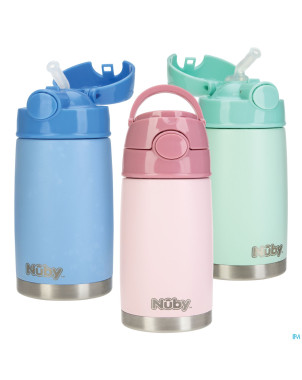 Nuby gobelet prescolaire inox 300ml  3ans+