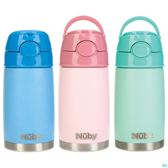 Nuby gobelet prescolaire inox 300ml  3ans+