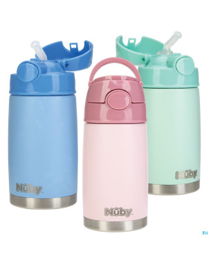 Nuby gobelet prescolaire inox 300ml  3ans+