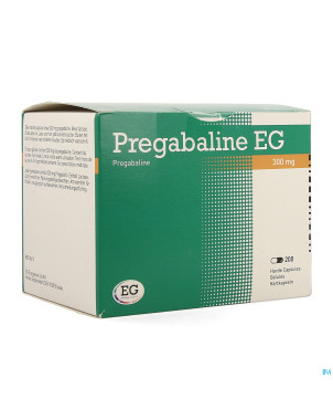 Pregabaline eg 300mg caps dur   blist. 200 x 300mg