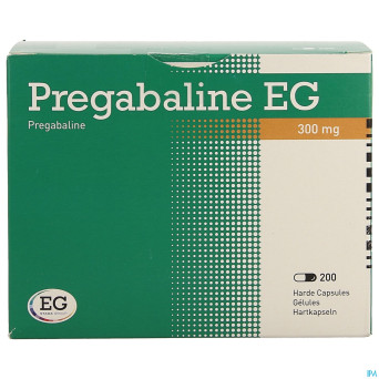 Pregabaline eg 300mg caps dur   blist. 200 x 300mg