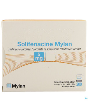 Solifenacine viatris 5mg comp pell 200