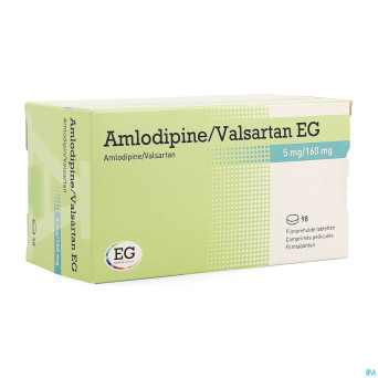 Amlodipine valsartan eg  5mg/160mg comp pell  98
