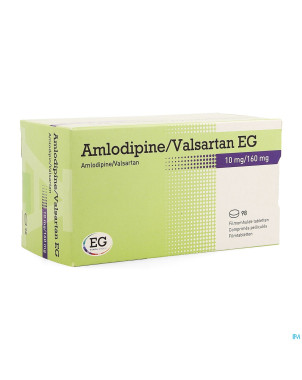 Amlodipine valsartan eg 10mg/160mg comp pell  98