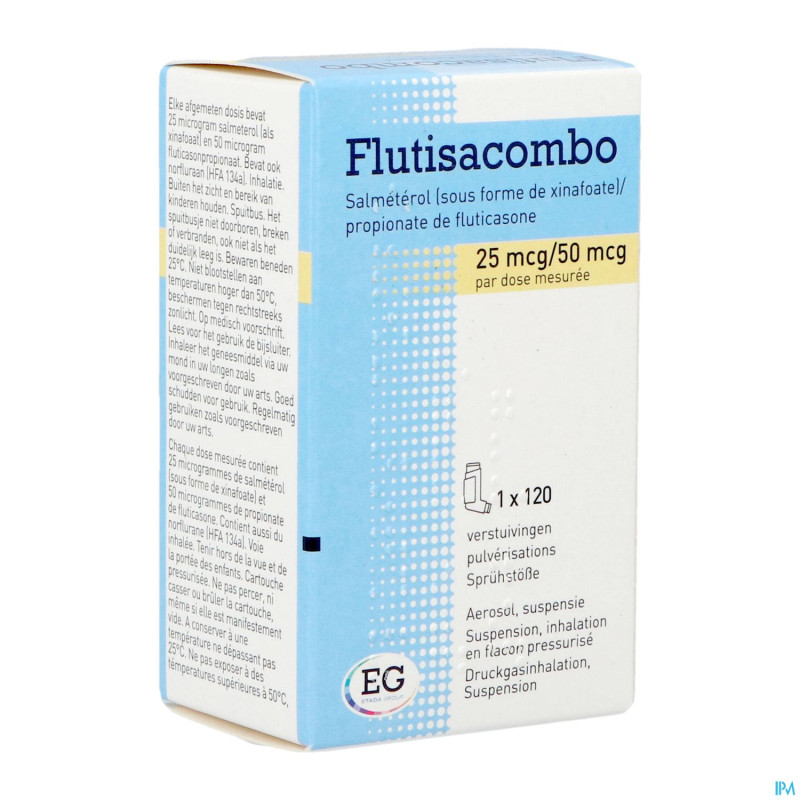 Flutisacombo 25mcg/ 50mcg aerosol 120d