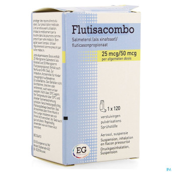 Flutisacombo 25mcg/ 50mcg aerosol 120d