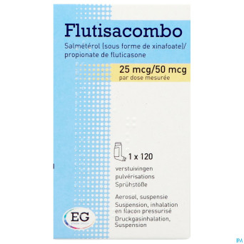 Flutisacombo 25mcg/ 50mcg aerosol 120d