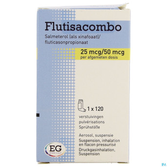 Flutisacombo 25mcg/ 50mcg aerosol 120d