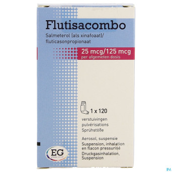 Flutisacombo 25mcg/125mcg aerosol 120d