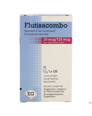 Flutisacombo 25mcg/125mcg aerosol 120d
