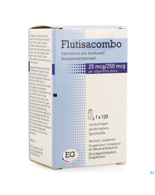 Flutisacombo 25mcg/250mcg aerosol 120d
