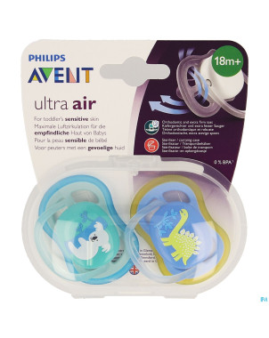 Philips avent sucette +18m air boy koala dino