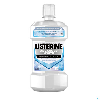 Listerine advanced white eau buccale doux    500ml