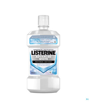 Listerine advanced white eau buccale doux    500ml