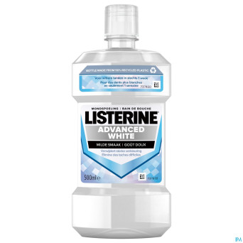 Listerine advanced white eau buccale doux    500ml