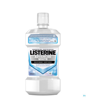 Listerine advanced white eau buccale doux    500ml